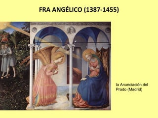 FRA ANGÉLICO (1387‐1455)




                       la Anunciación del
                       Prado (Madrid)
 