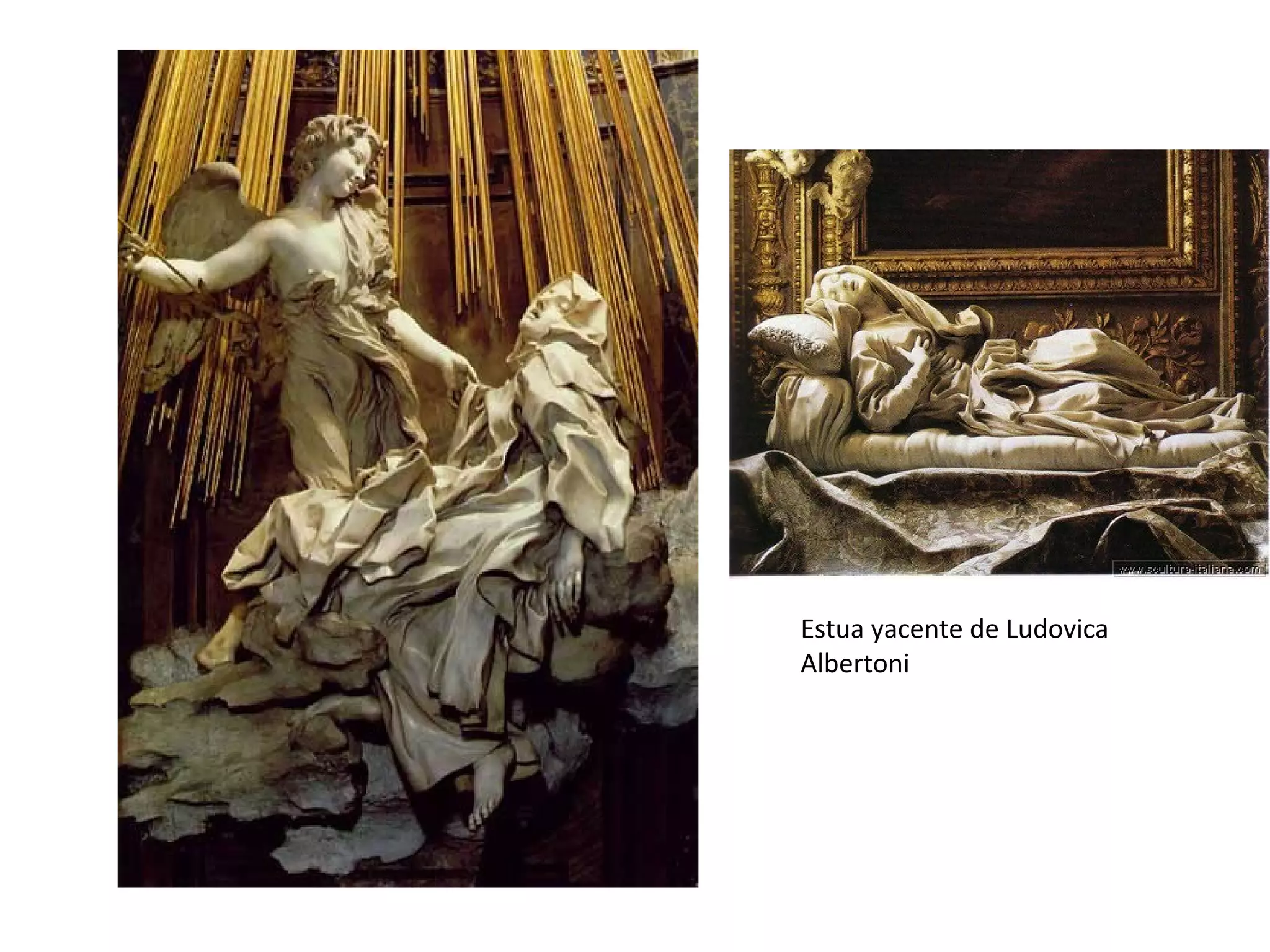 Estua yacente de Ludovica
Albertoni

 