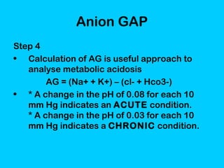 Arterial blood gas | PPT