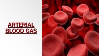 ARTERIAL
BLOOD GAS
 