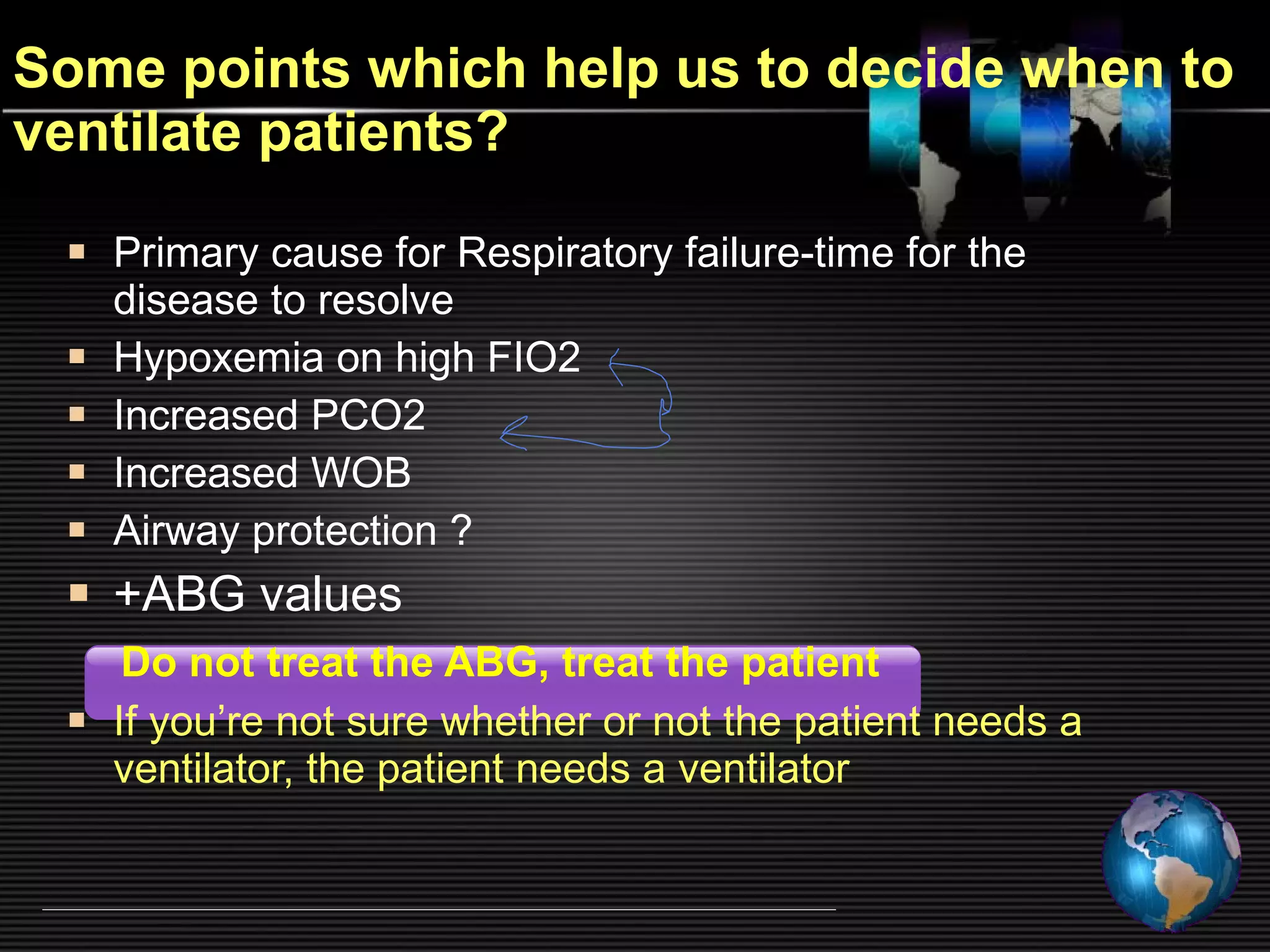 Arterial blood gas analysis assesment of oxygenation ventilation and ...