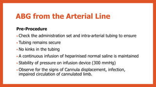 Arterial blood gas analysis and interpretation | PDF