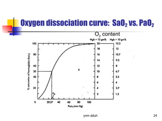 Pao2 Vs O2sat Arterial Blood Gases | PPT