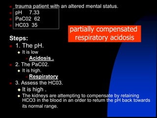 Normal Hc03 Arterial blood gases | PPTX