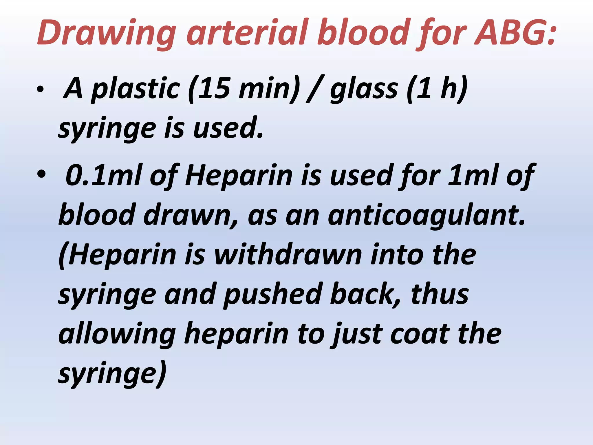 Arterial blood gases interpretation11111 | PPTX