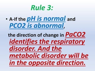 Abnormal Pco2 Arterial blood gases interpretation11111 | PPTX