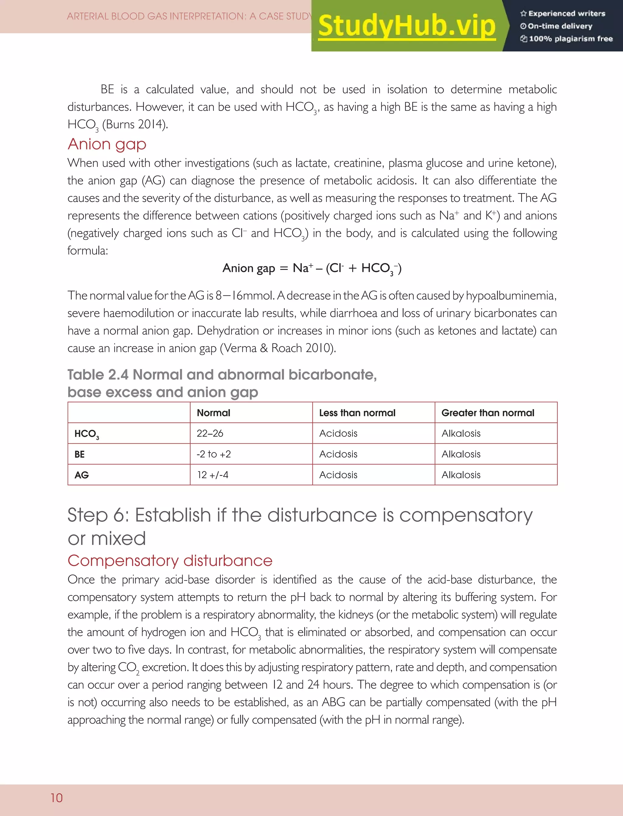 Arterial Blood Gas Interpretation A Case Study Approach | PDF