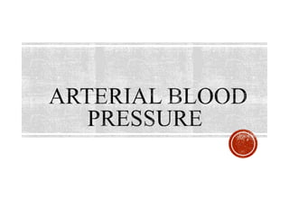 Arterial Blood Pressure