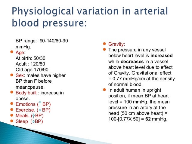 Arterial Blood Pressure Regulation
