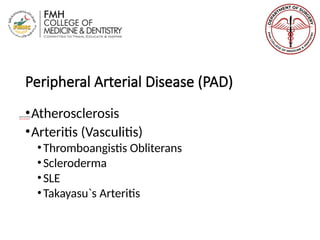Arterial Disorders Including Acute and Chronic Limb Ischemia | PPTX