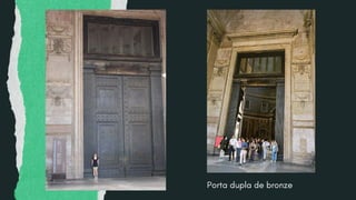 Porta dupla de bronze
 