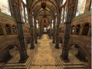 Chartres – Vista Interna Norte
 