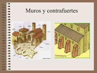 Muros y contrafuertes
 