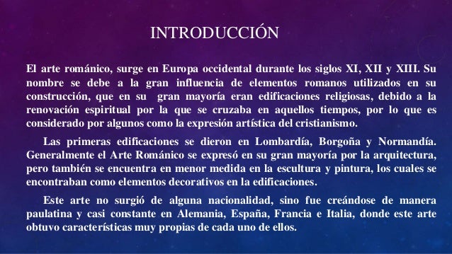 Arte Románico