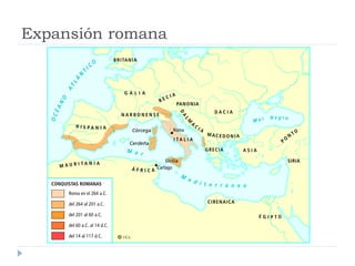 Expansión romana
 