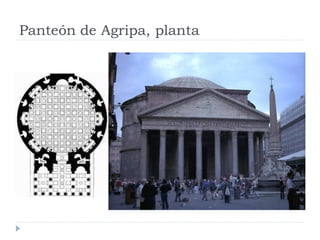Panteón de Agripa, planta
 