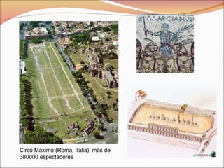 Circo Máximo (Roma, Italia); más de 380000 espectadores 