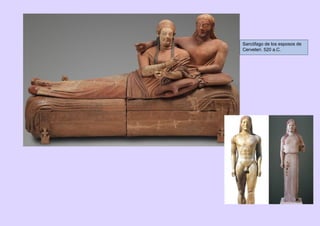 Sarcófago de los esposos de
Cerveteri. 520 a.C.
 