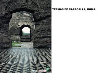 DETALLE TERMAS DE CARACALLA, ROMA.
 