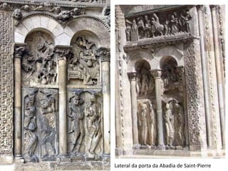 Lateral da porta da Abadia de Saint-Pierre
 