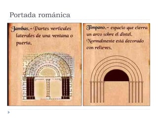 Portada románica
 