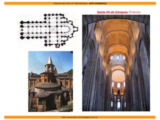 Historia del Arte (2º Bachillerato): ARTE ROMÁNICO
Http://javier2pm-arte.blogspot.com.es
Santa Fé de Conques (Francia)
 