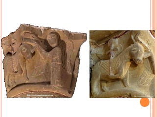 CAPITEL DE LA IGLESIA ROMÁNICA
DE SAN GIL DE LUNA (ARAGÓN)
 