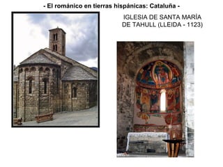 - El románico en tierras hispánicas: El Camino de Santiago -
  SAN MARTÍN DE FRÓMISTA: CABECERA Y NAVE INTERIOR
 
