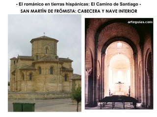 - El románico en tierras hispánicas: El Camino de Santiago -

                                  Fachada oeste de la catedr...