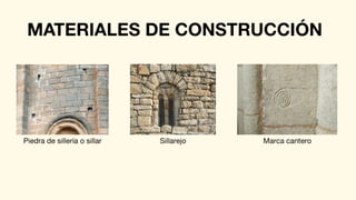 MATERIALES DE CONSTRUCCIÓN
Sillarejo Marca canteroPiedra de sillería o sillar
 