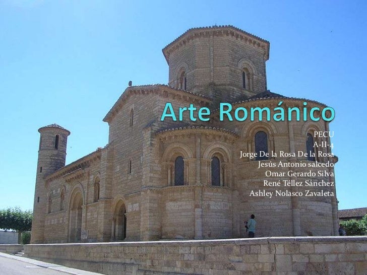 Resultado de imagen de 3 diapositivas del arte romanico