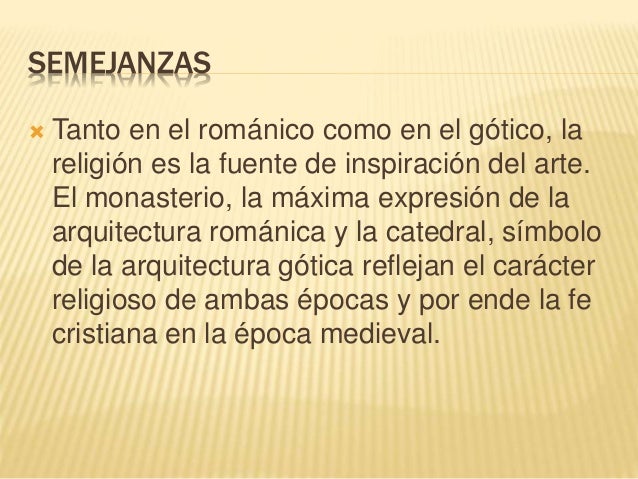 Arte Románico Y Gótico