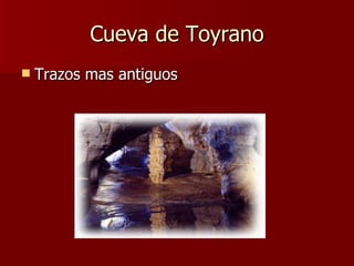 Cueva de Toyrano Trazos mas antiguos 