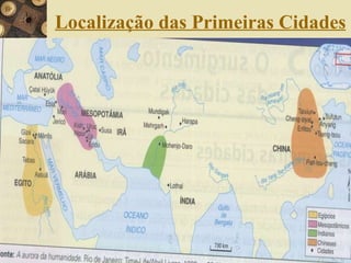 Localização das Primeiras Cidades 
