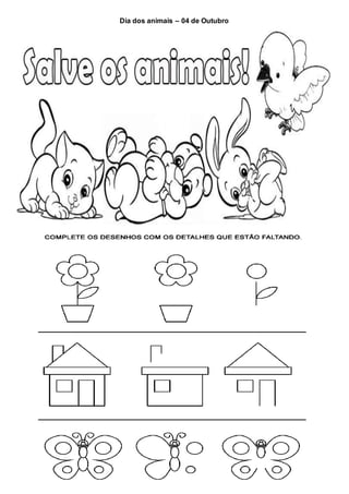 Dia dos animais – 04 de Outubro