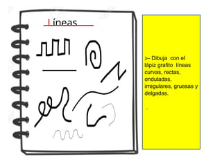 Tipos de líneas power point para trabajar con los y las estudiantes de ...