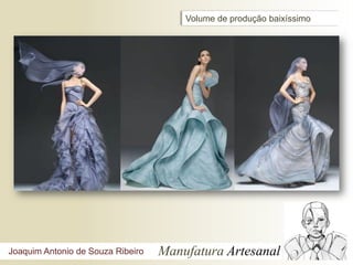 Volume de produção baixíssimo




Joaquim Antonio de Souza Ribeiro   Manufatura Artesanal
 