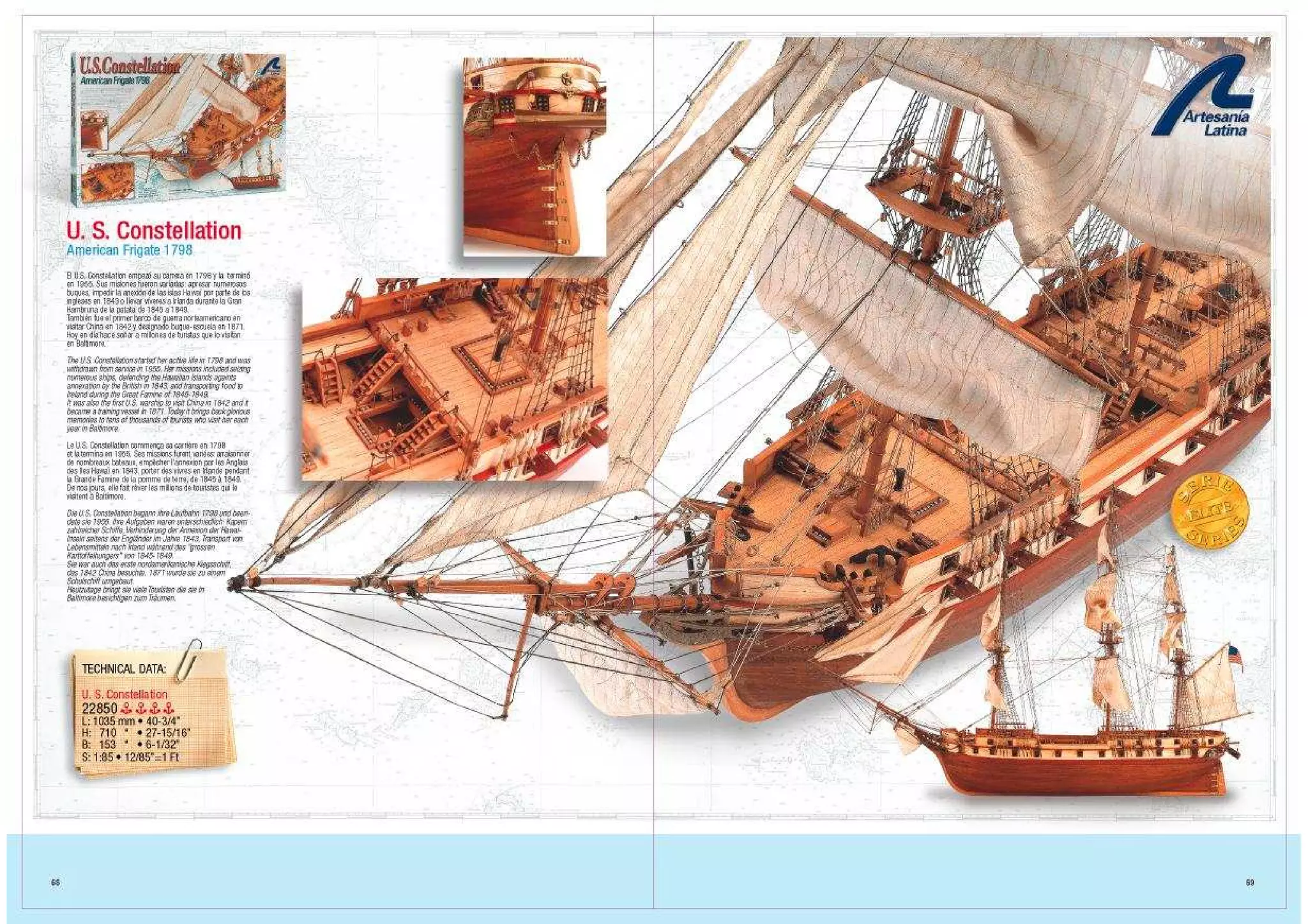 Artesanía Latina – Kit De Odelo De Barco De Adera – Barco De