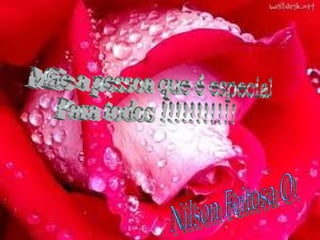 Mãe a pessoa que é especial  Para todos !!!!!!!!!!! Nilson Feitosa O. 