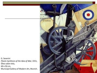 FuturismoG. BalaDinamismo de cão com trela, 1912, Óleo sobre tela. Galería de Arte Albright-Knox de Buffalo. Nova Iorque. EUA.  