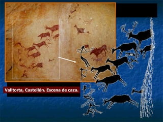 Valltorta, Castellón. Escena de caza. 