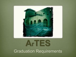 ArTES
Graduation Requirements
 
