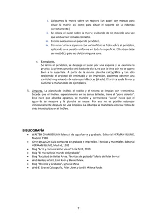 Artes gráficas  xilografía