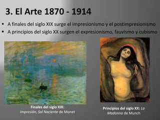 Predominan las líneas curvas, la naturaleza y la asimetría