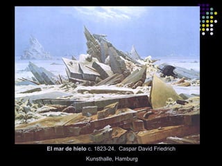 El mar de hielo c. 1823-24. Caspar David Friedrich
Kunsthalle, Hamburg

 