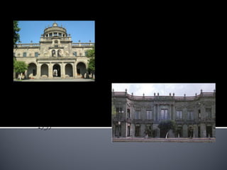 Casa de los marqueses de
                              Buenavista
                                  1795




Proyecto del Hospicio
    Cabañas en
    Guadalajara
        1797
 