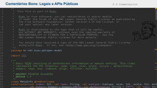 Comentários Bons: Legais e APIs Públicas 3.3 Comentários
 