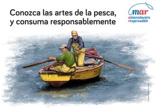 Ilustración de Andrés Jullian

Conozca las artes de la pesca,
y consuma responsablemente

 