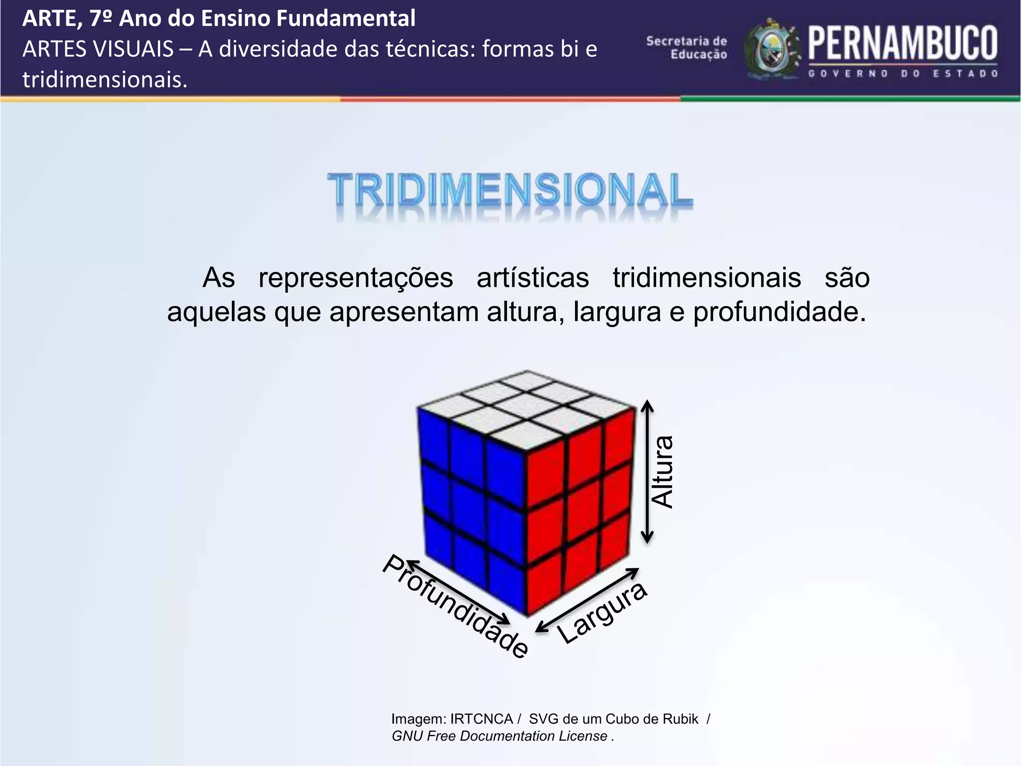 ARTES VISUAIS – A diversidade das técnicas Formas Bi e Tridimensionais.pptx