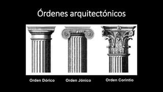 Órdenes arquitectónicos
 